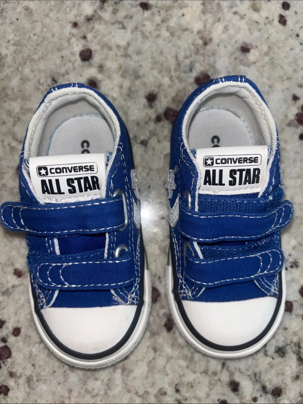 Converse Royal Blue Low-Top Velcro Sneakers